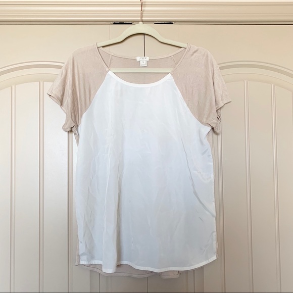 J. Crew Tops - 🌸 3 for $30 🌸 J.Crew Two Toned Short Sleeve Top